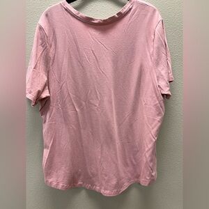 Terra & Sky Light Pink 1X New without Tags  Short Sleeve Top